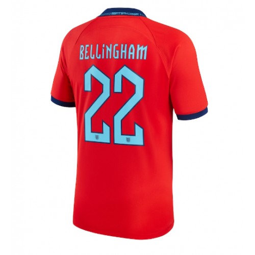 England Jude Bellingham #22 Bortedrakt VM 2022 Kortermet